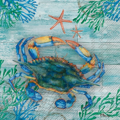 IHR Servítky veľké Crab 33x33cm