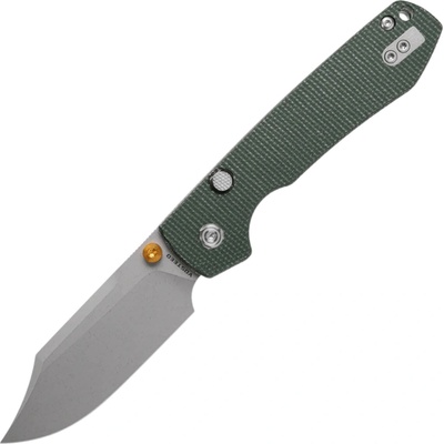Vosteed Raccoon(TLL&Bowie Blade) 14C28N Stonewash Green Micarta A2911