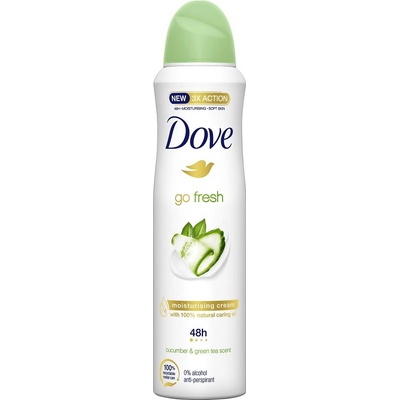 Dove antiperspirant ve spreji Go Fresh s vůní okurky a zeleného čaje Cucumber & Green Tea Scent 150 ml