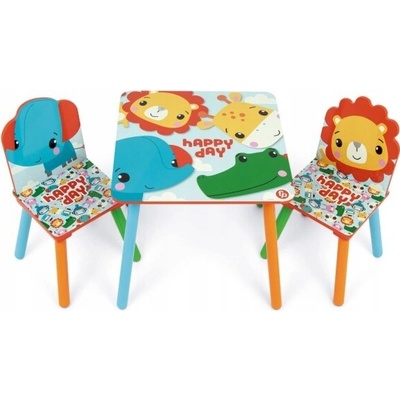 Arditex detský drevený stolík + stoličky Fisher Price FP10298