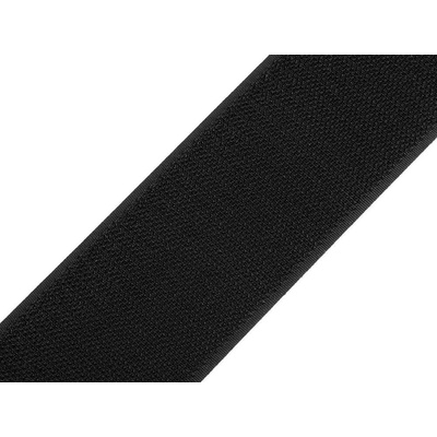 Suchý zip háček šíře 50 mm METRÁŽ - černá