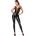 Noir Handmade F362 Vixen Lace-Up Bodysuit Black M