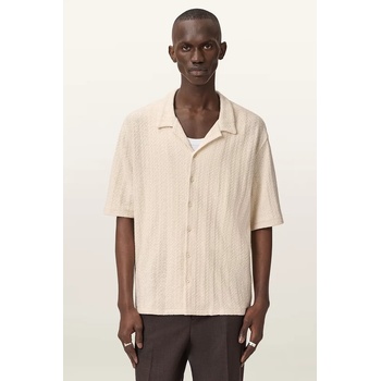 AllSaints Памучна риза AllSaints TRACE (M038SE)