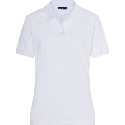 James & Nicholson JN 71 Dámske piqué polo biela