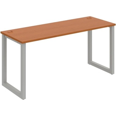 OFFICE PRO s.r.o. HOBIS kancelársky stôl rovný - UE O 1600, hĺbka 60 cm, čerešňa