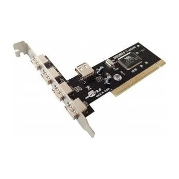 Image 1 of MicroConnect 4 + 1 Port USB 2.0 PCI Card Main chip : NEC720101 4 external ports + 1 internal port USB2.0