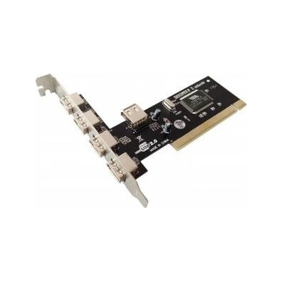 MicroConnect 4 + 1 Port USB 2.0 PCI Card Main chip : NEC720101 4 external ports + 1 internal port USB2.0