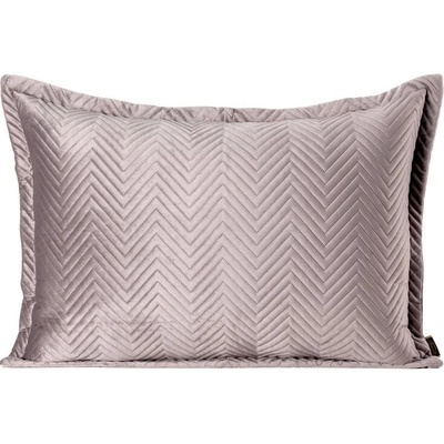 Takoy PREMIUM Povlak na polštář SIMONA z měkkého a matného sametu prošívaný do vzoru rybí kosti -HF-468066 | 50 x 70 cm