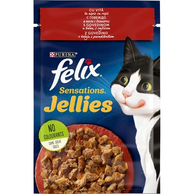 FELIX Sensation пауч с говеждо и домати - 0.085кг