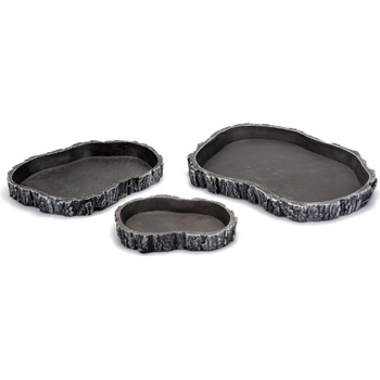 GiganTerra miska sivá L 18x14x2 cm