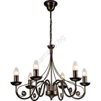 Image 1 of Brilagi - LED Пендел STEFANO 6xE14/40W/230V черна патина (BG0734)
