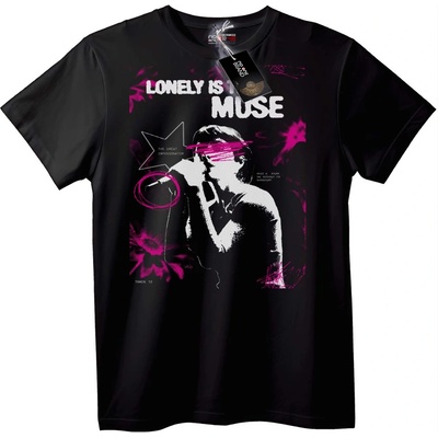 NOONEBRAND Тениска Lonely Is на Muse - L, White