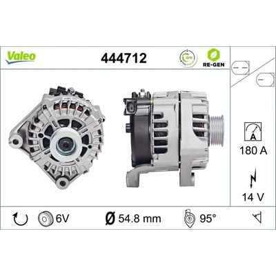 VALEO Alternátor 444712