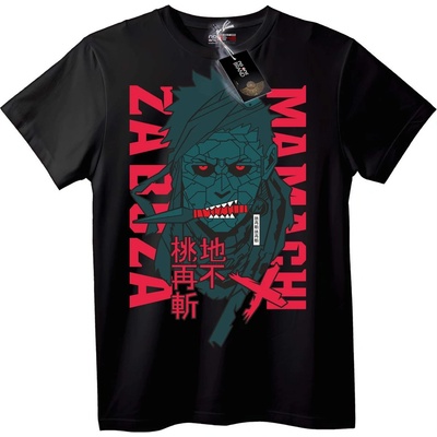 NOONEBRAND Тениска Mamachi Zabuza аниме - M, Black