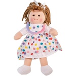 Bigjigs Toys Детска кукла Bigjigs - Фиби, 25 cm (BJD065)