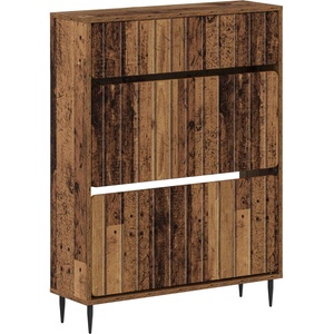 vidaXL Шкаф за обувки ZWOLLE 78 x 24 x 103 см Инженерна дървесина (896443)