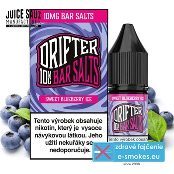 Juice Sauz Drifter Bar Salts Sweet Blueberry Ice 10 ml 10 mg