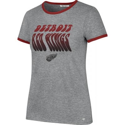 Dámské Tričko Detroit Red Wings Letter Ringer