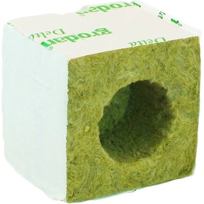 Grodan pěstební kostka malá 75x75x65mm, s velkou dírou 1ks