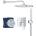GROHE Eurocube Душ гарнитура с Tempesta 250 Cube (25239000)