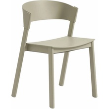 Muuto Cover Side Chair tmavobéžová