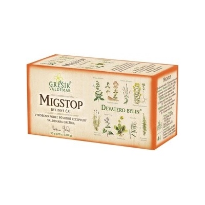 Grešík Devatero bylin Migrenal Migstop 20 n.s.