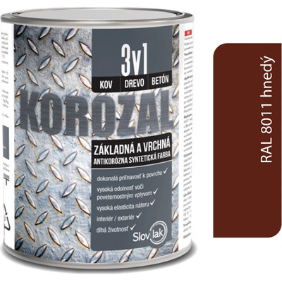 Korozal 3v1 2,5 l hnedá