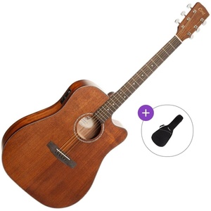 Cort Earth 60MCE Basic SET Open Pore Електро-акустична китара Дреднаут
