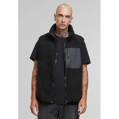 Urban Classics Грейка Sherpa Vest black XXLUB-TB6723-00007 - Тъмносив, размер XL