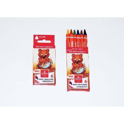 Koh-i-noor Voskovky 8271/6 trojhranné tenké 6 ks