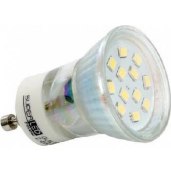 Superled LED žárovka GU10 MR11, 2,4W, 200lm, studená bílá 5500-6500K