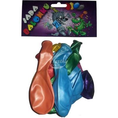 Balónky různobarevné metalíza