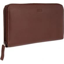 Luxusní dámská kožená peněženka Soft hnědá
