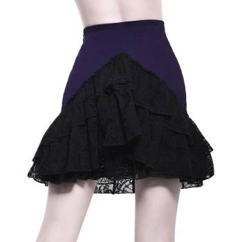 Image 1 of KILLSTAR Дамска пола KILLSTAR - Adoria Bustle - PLUM - KSRA001668