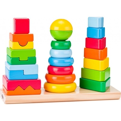 Woody set skládacích věží 0227