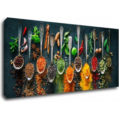 Impresi Obraz Koření na lžičkách - 90 x 40 cm