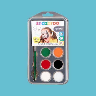 Snazaroo farby na tvár 8 ks halloween convenience