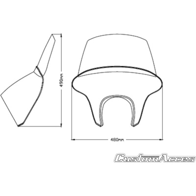 Puig Batwing SML 21064H kouřová