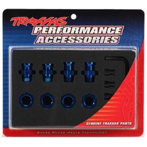 Traxxas главина на колелото 17mm алуминий син (4)