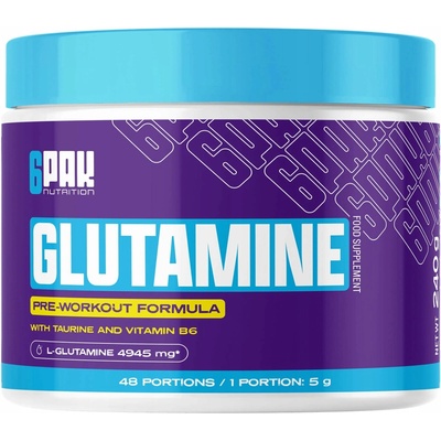 6PAK Nutrition Glutamine 240 g