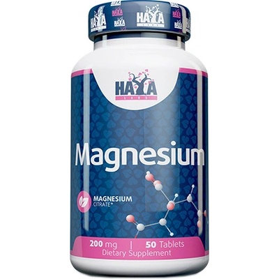 Haya Labs Magnesium Citrate, 200 mg, 50 таблетки, Haya Labs