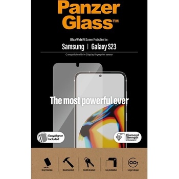 PanzerGlass - Tvrdené sklo UWF AB wA pre Samsung Galaxy S23, 7315