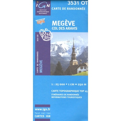Megéve-Col de Aravis 1:25 000