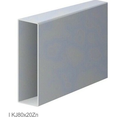 Uzavretý profil 80 x 20 x 1,2 x 3000 mm, pozink, hladký