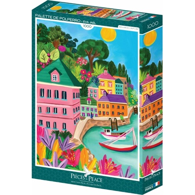 Pieces & Peace Paleta Polperro 1000 dielov