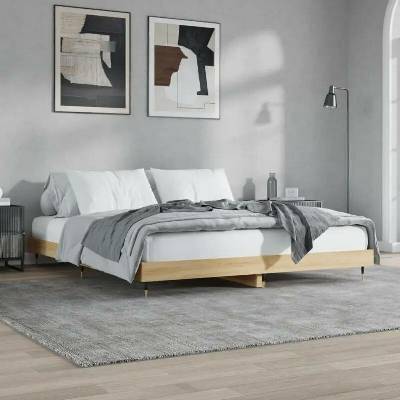 Nábytek XL 832152 Rám postele bez matrace dub sonoma kompozitní dřevo
