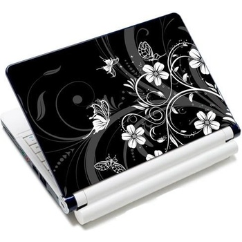 Samolepka, skin Huado na notebook 12"-15,6" Kvetinky a motýle