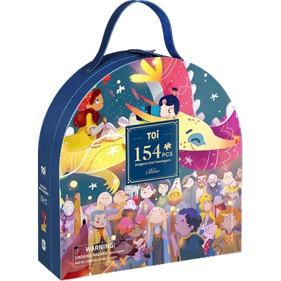 Toi World Пъзел 154 части - Дракони и Тийнейджъри (twtk321)