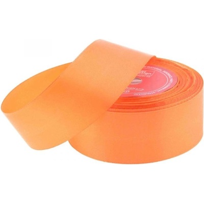 Stuha saténová 38mm/32m orange (oranžová) – Zboží Dáma