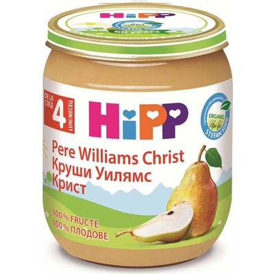 HiPP Био Пюре HiPP Круши "Уилиамс Крист" 125 гр. - 4+ месеца